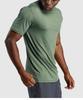 Men's Quick-Dry Ice Silk Running T-Shirt - Solid Color, Short Sleeve, Breathable, Loose Fit
