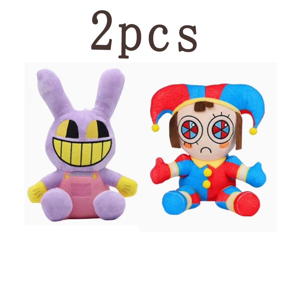 Neu Der Erstaunliche Digitale Zirkus Plüsch Clown Ragatha Pomni Cartoon Jax Puppe Joker Plüsch Weiches Kuscheltier Sofa Dekorieren Weihnachtsgeschenk