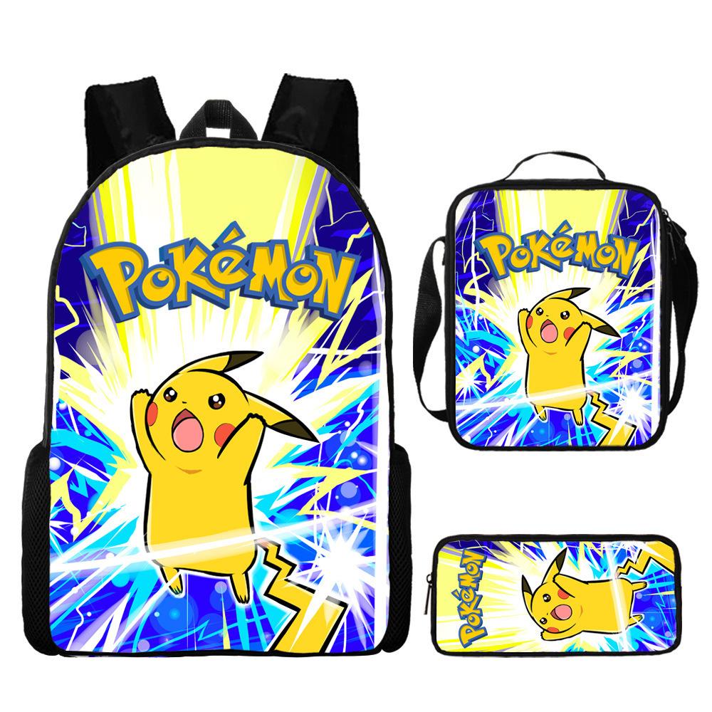 Primary And Secondary School Students Schoolbag Cartoon Backpack Breathable And Wear-Resistant Children'S Backpack Satchel Pencil Bag Set