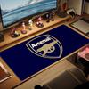 Arsenal F.C Druck Kissen Rutschfest Laptop Tablet Großes Mauspadd XXL Matte Mini-PC Spielmatte Mit Verriegeltem Rand