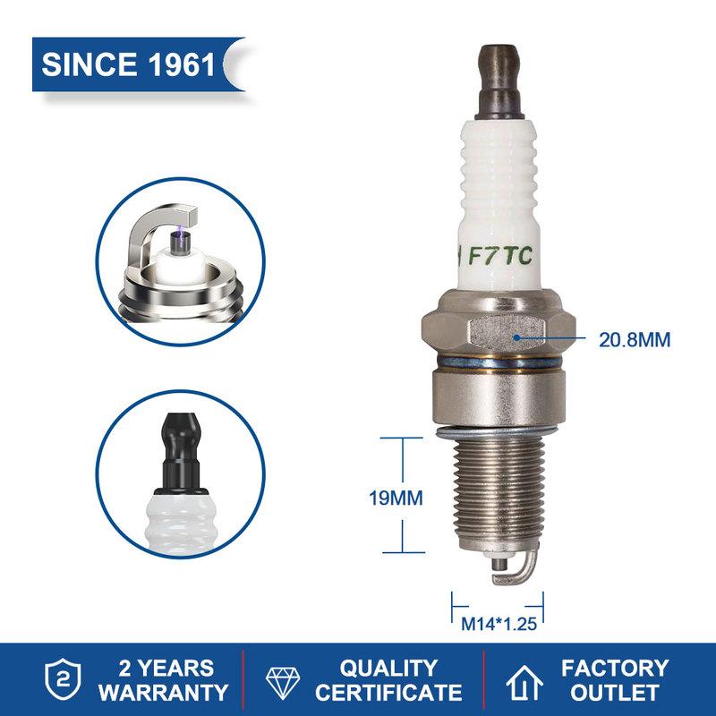 Hot Sale High Performance Torch Spark Plug F7TC Candel for BP7ES for IW22/VW22/W22EP-U Ignition System Engines Components