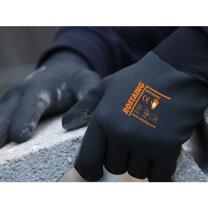 Gants pour travaux en milieu froid et humide WINTERPRO - Taille 8 - Rostaing