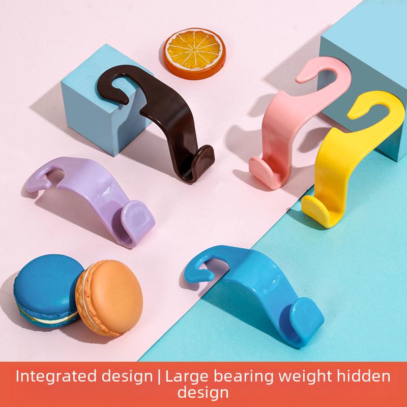 Car Back Seat Multifunctional Hook - High Load-Bearing, Hidden Storage Decor