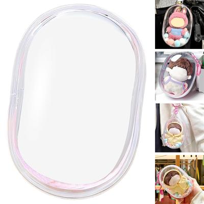 Clear Figure Display Bag, PVC Doll Small Storage Bag for Mini