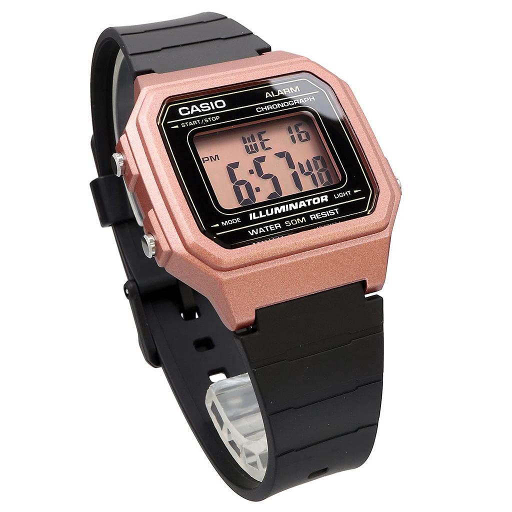 Casio Standard W-217HM-5A Watch Cheap Casio Digital Date Brown Black