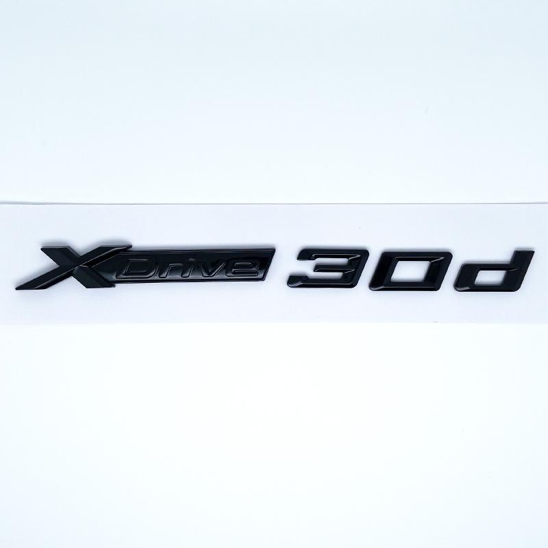 3D Xdrive 301 30d 35i 35d Car Fender Emblem Trunk Badge Sticker For BMW X1 X3 X4 X5 X6 X7 Logo Accessories