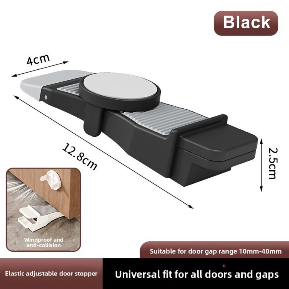 Anti-collision Door Stopper for Bottom Windproof Anti-theft Door Wedge No Punching Universal Floor Door Block