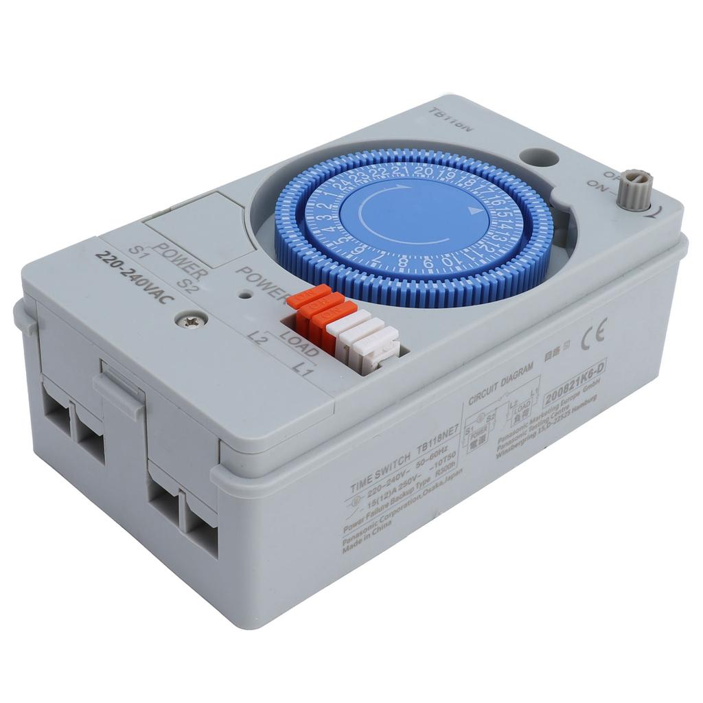 Mechanical Timer Automatic 24 Hours Low Power Consumption Time Switch for Water Heaters Street Lights 220VAC Automatic Timer