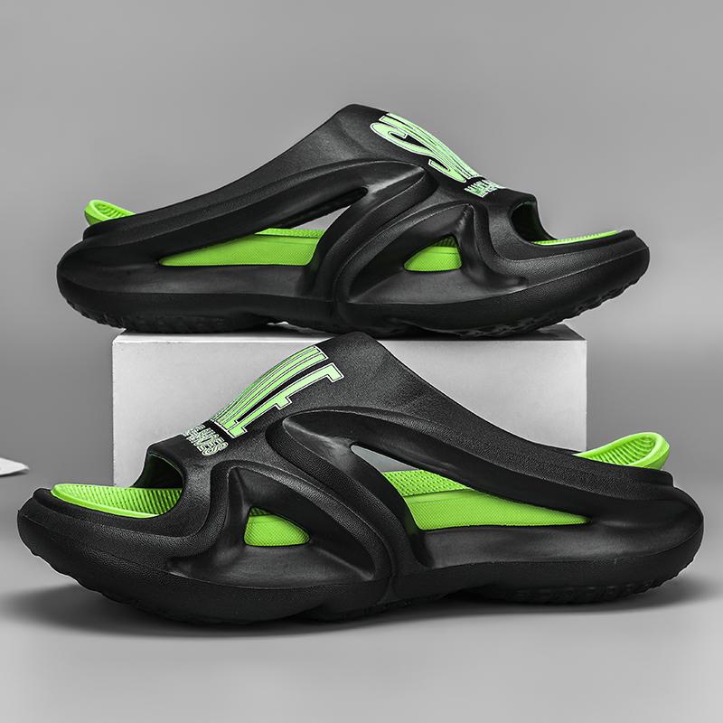 

Новые мужские и женские тапочки, уличные домашние сандалии, пляжные тенденции, мужская повседневная обувь, шлепанцы на толстой мягкой подошве, мужские шлепанцы, мужские тапочки 38-39 чёрный