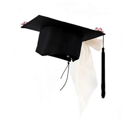 Unisex Graduation Caps Elegant Flower for High School and University Ceremonies, Adjustable Academic Hat