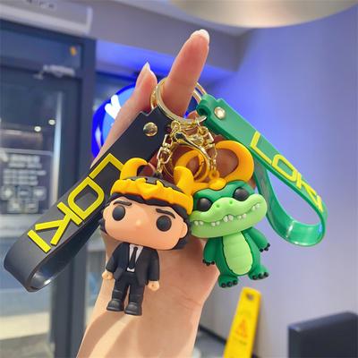 Cute Rocky Dark Rocky King Cartoon Key Chain Men's and Women's Pendant Car Key Bag Pendant Gift
