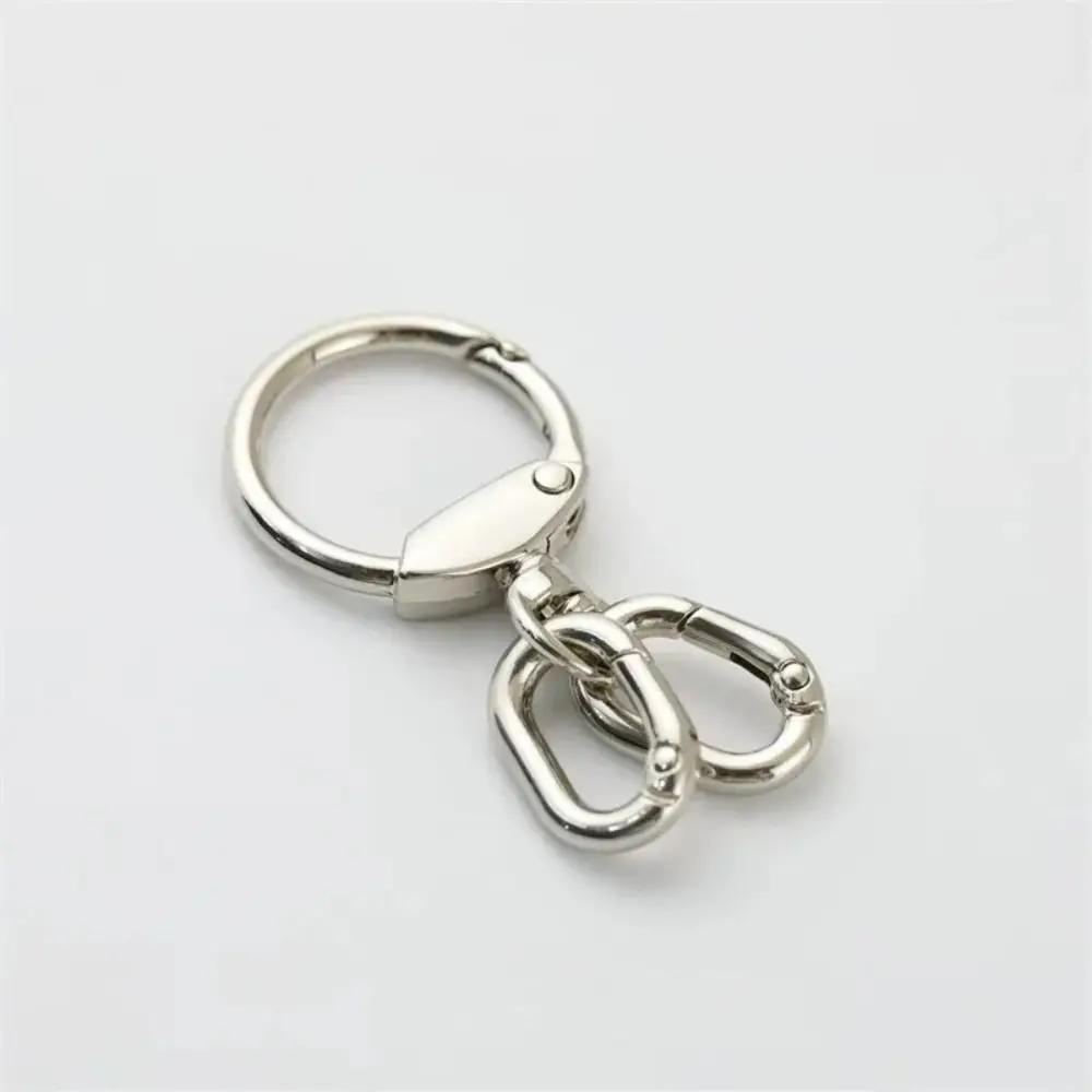 2 PCS Connector Clasps Metal Swivel Clasp Clips Spring Ring Hook Rings Lobster Claw Clasp Bag Buckle DIY Crafts