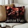 Band LLinkin Cool PPark Cushion Cover Pillow Cover Decor Pillowcase Printed Cushion Case for Couch