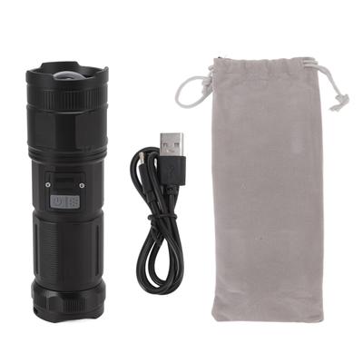 3500LM LED Flashlight High Brightness Rechargeable Zoom High Power Portable Outdoor Flashlight