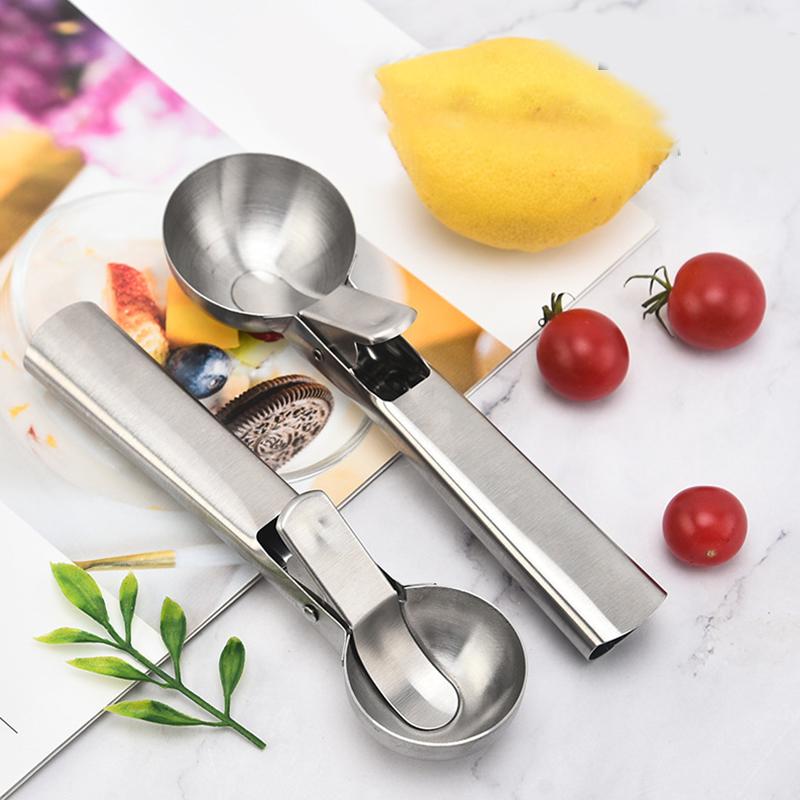 Stainless Steel Ice Cream Scoop And Scooping Tool, Multi-Functional Ice Cream Scoop And Scooping Tool, Ice Cream And Fruit Scoop