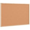 Cork Board with Solid Pine Wood Frame 60X40 Cm