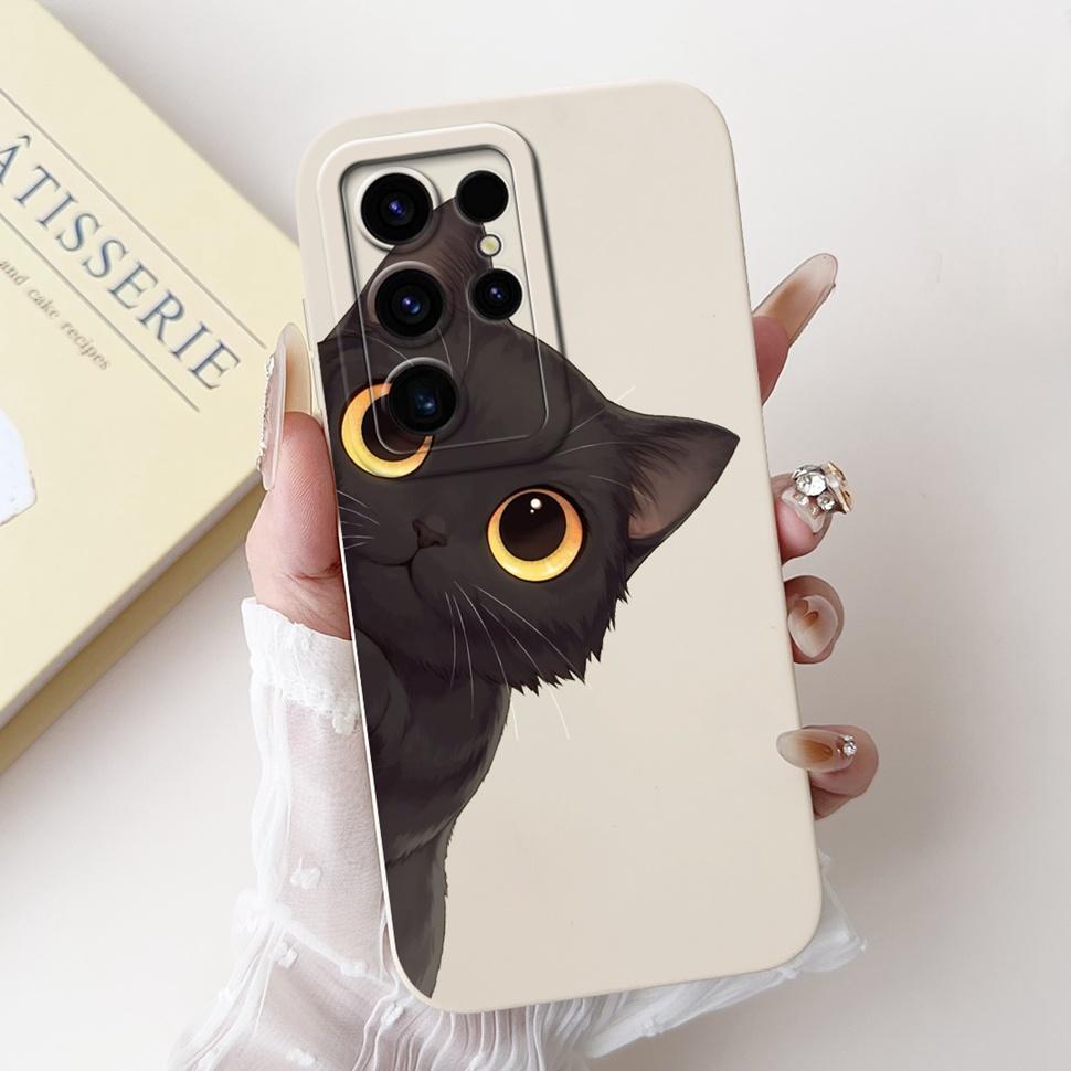 For Samsung Galaxy S24 Ultra Case Beautiful Cartoon Cover S24Ultra S928B S928U Soft TPU Phone Case For Samsung S24 Ultra Shell