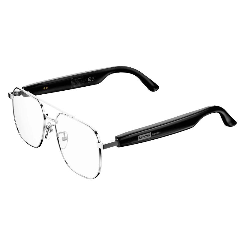 Original Lenovo GS105 4K Smart Wireless Glasses Bluetooth 6.0 AI Sunglasses HD Hands-free Calls Music Headphones ENC Noise Cancellation Dual Mic