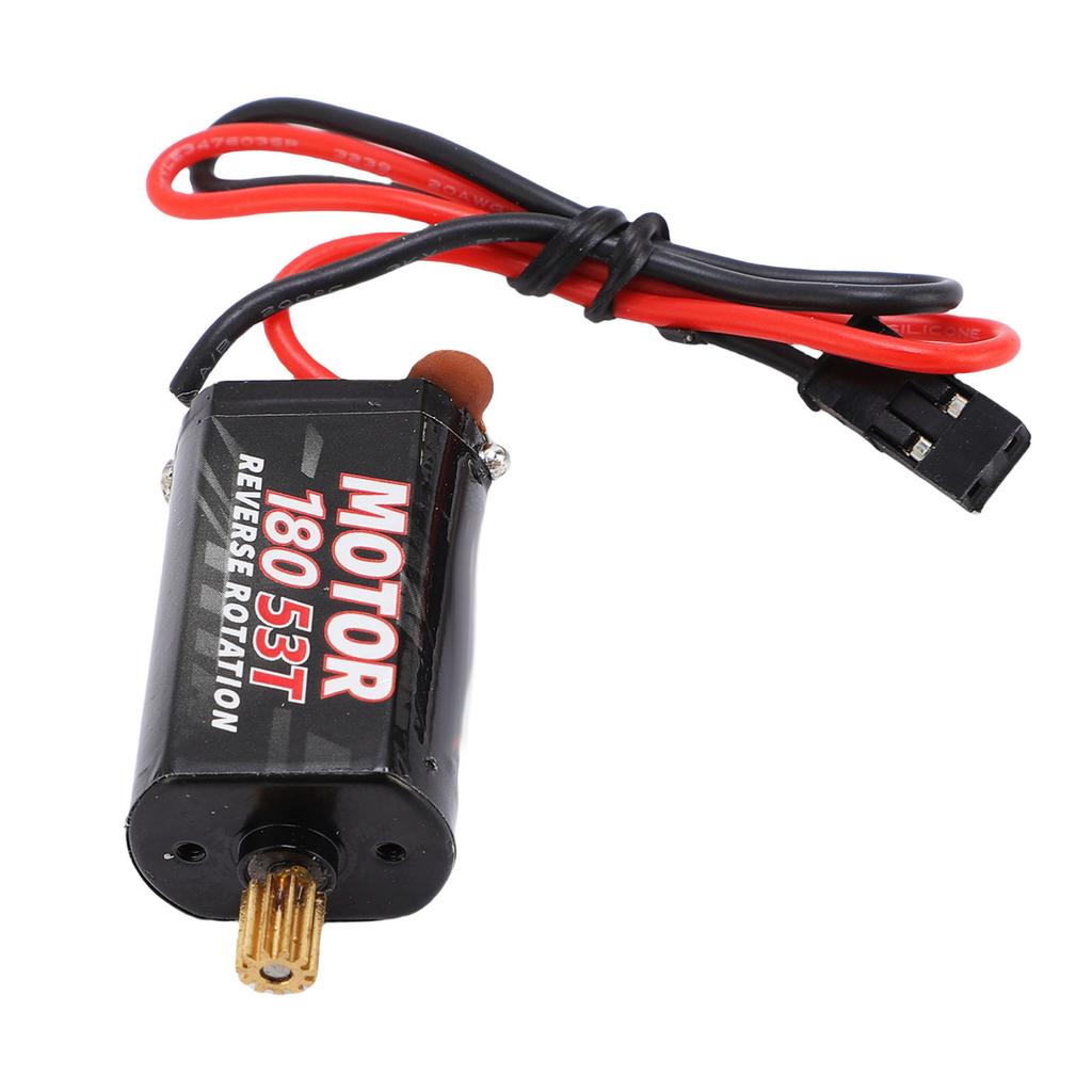180er Bürstenmotor 11T Ritzel RC Elektrischer Bürstenmotor mit Kühlkörper für 1:18 Fernbedienungs-Crawler 53T
