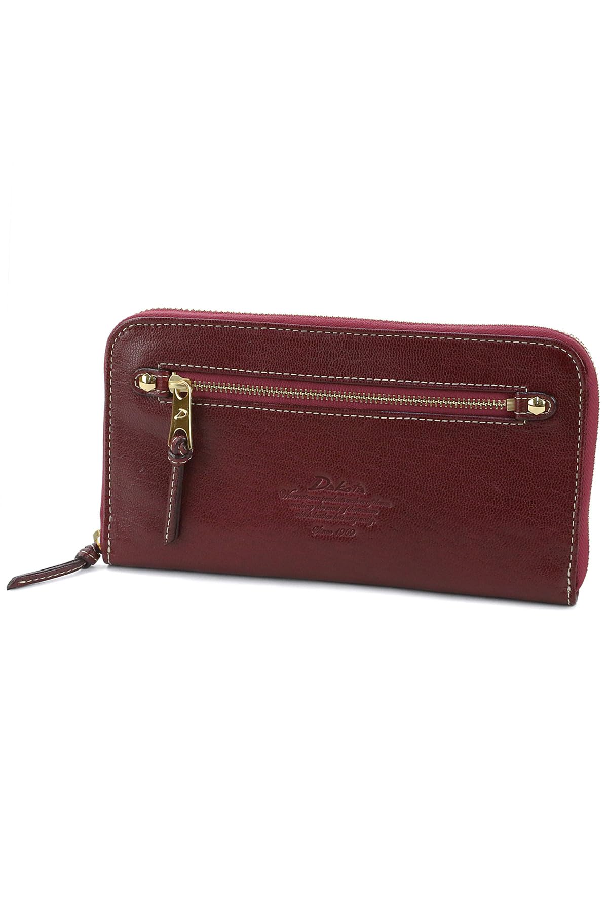 

Long Wallet Round Zipper Type Genuine Leather Moderno Wine [Dakota] Women s DA-35097-33