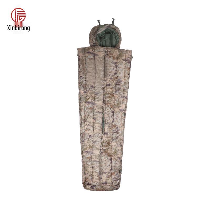Xinbirui Camping Warmer Baumwoll-Schlafsack im Jacken-Stil