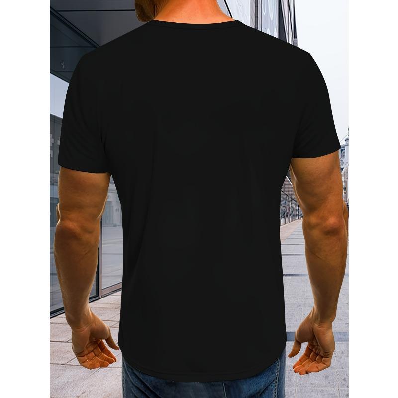 European sizes Men'S Cute 3D Capybara Gaming Graphic Print T-Shirt, Fun Animal Short-Sleeve Top