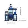 Law Enforcement Building Set Mini Model House DIY Craft Kit for Architectural Making