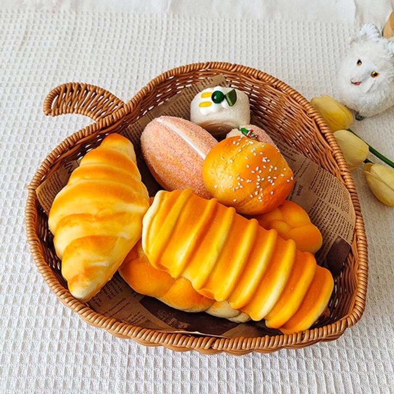 Woven Bread Baskets Fruit Baskets Storage Baskets Vegetable Baskets Snacks Storage Baskets for Vegetables and Snacks
