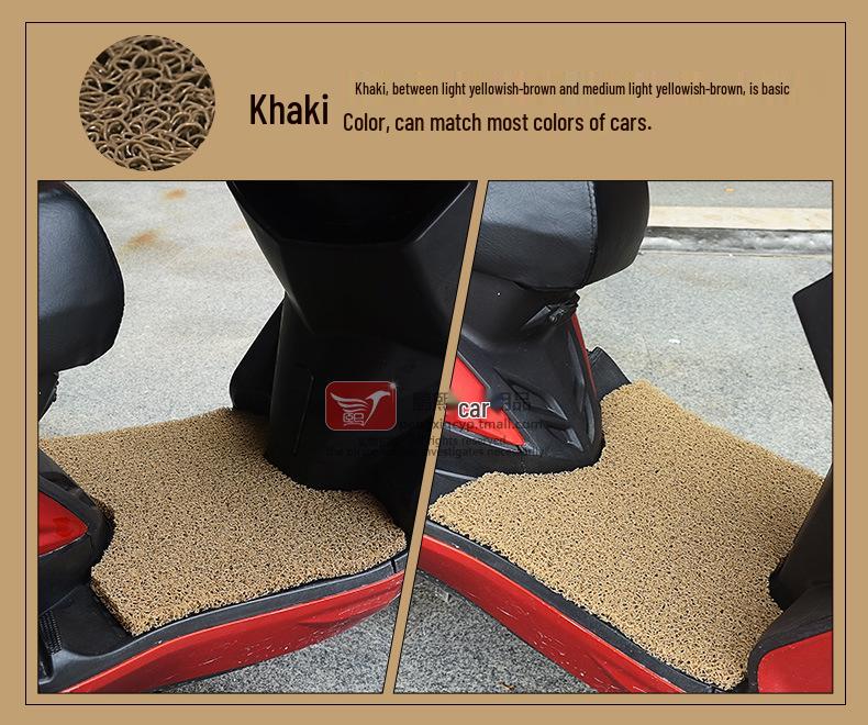 Non-Slip Waterproof Footrest Mat for Xiaxing Sanyang Tini110 Scooter