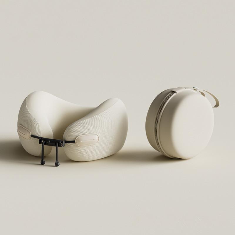 

Car Pillows Memory Foam Soft Neck Supportor Travel Cushion U Shaped Neckrest Pad Cervical Interior Automobile Accessories бежевый