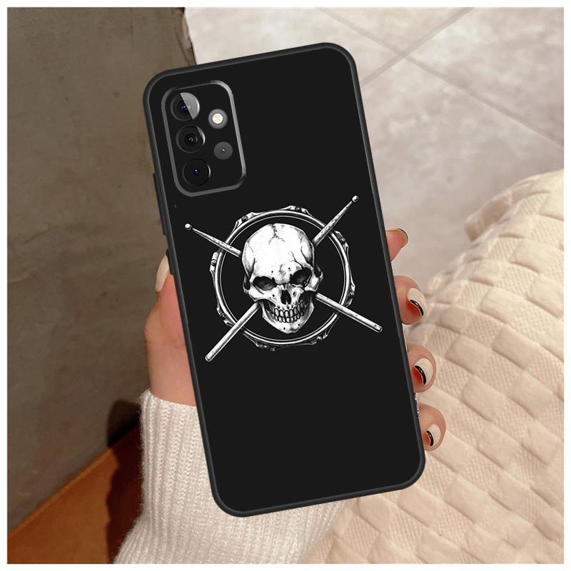 Musical Instrument Drum For Samsung Galaxy A15 A35 A55 A32 A12 A22 A52 A06 A54 A34 A14 A56 A36 A26 A16 A13 A53 Case