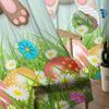Easter Egg Bunny Butt Daisy Butterfly Sheer Curtains For Living Room Kitchen Window Curtains Bedroom Tulle Voile Curtains