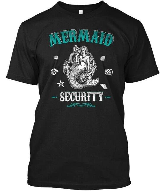 Mermaid Security T shirt Made in the USA Size S to 5XL XL