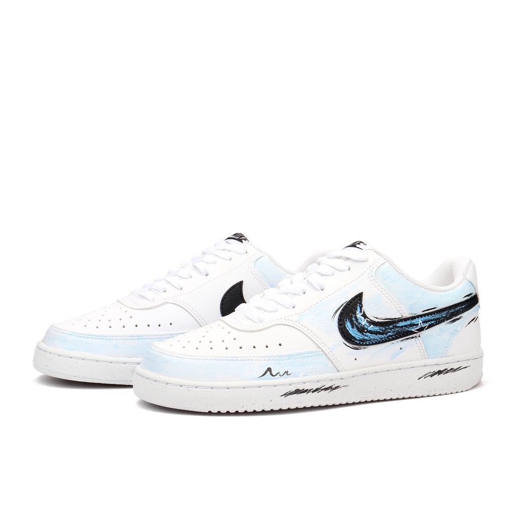 Nike Court Vision 1 Skateboard Shoes Unisex Low top Blue/Black DH2987-101(Team1644-)