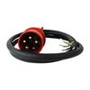 Przewód Przyłączeniowy Z Wtyczką Kabel Sieciowy 32A 5P 5X4Mm2 2M