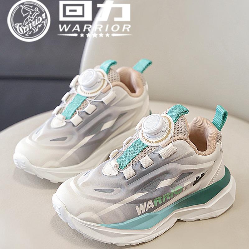 

WARRIOR Classmate Lightweight Sports Shoes Spring and Autumn New Boys Student Casual Shoes Girls Knob Running Shoes 26