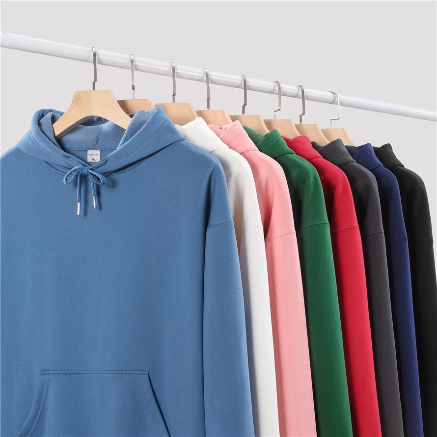 Autumn/Winter Pearl Series Fleece Hooded Dropped Shoulder Sweater, Casual Long Sleeved Couple Clothes,Trendy Brand  Unisex