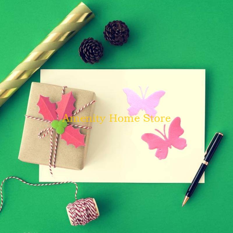 F26C Butterflies Cutting Dies Metal Stencil Template Mold Carbon Steel Mould Embossing Craft Decoration for Home School Make