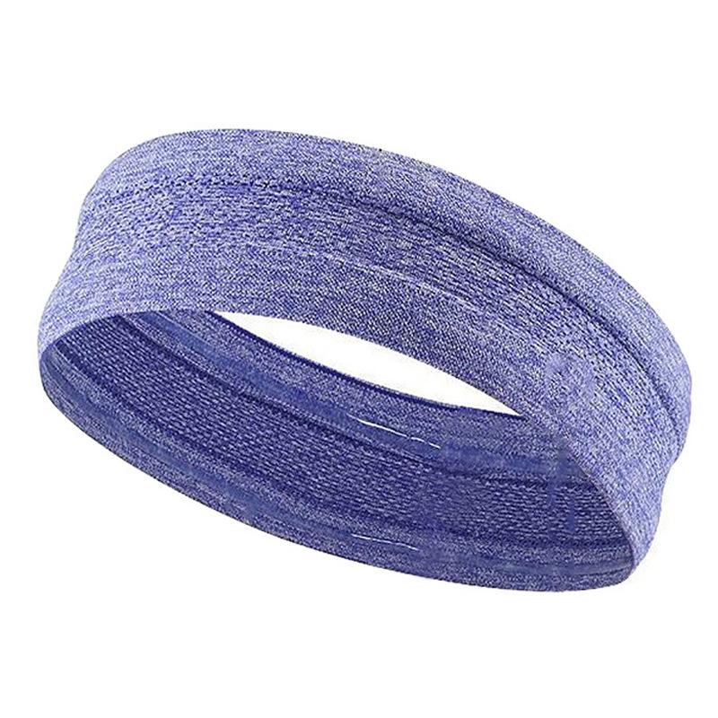 Versatile Sweat-Wicking Elastic Sports Headband for Yoga, Tennis, Basketball, and Fitness