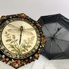 1PC Dragonfly Floral Umbrella-8-Rib Reinforced, Automatic Open, Lightweight & Durable, Cute Fashion Accessory for Outdoor-K1264