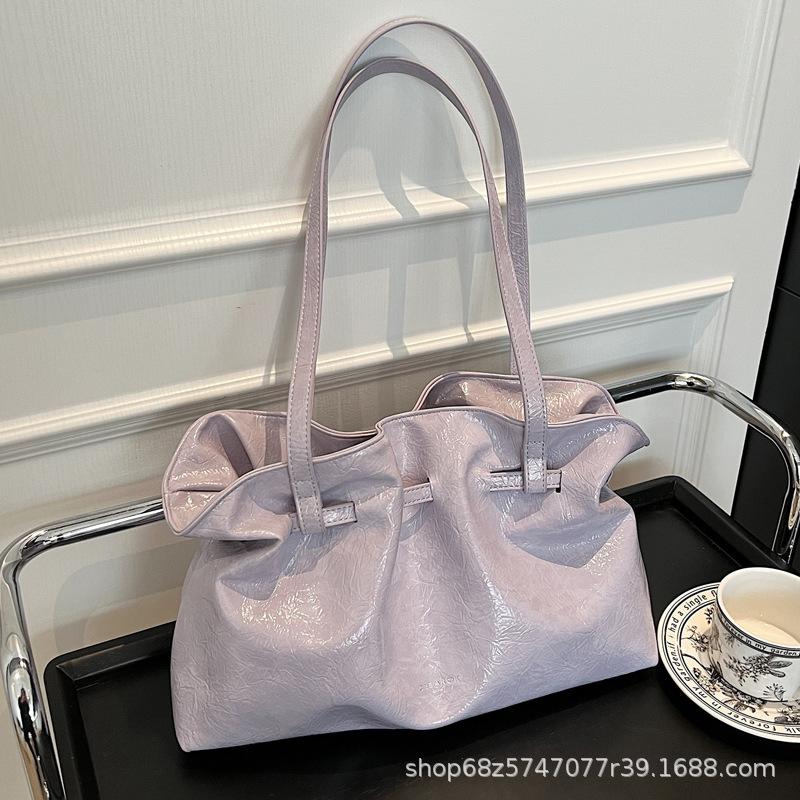 Sweet Korean Version Ins Underarm Bag Women's 2025 New Fashion and Versatile Tote Bag High-end Commuter Shoulder Bag