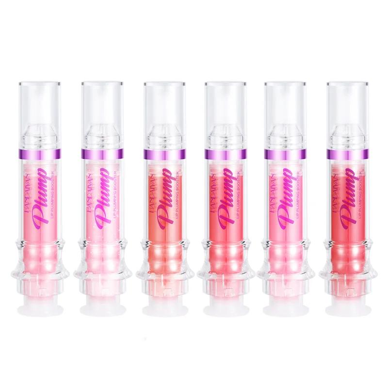 HANDAIYAN Aceite Labial Hidratante Glow, Brillo de Labios Transparente Hidratante y Voluminizador, Tintado para Cuidado Labial y Labios Secos Caliente