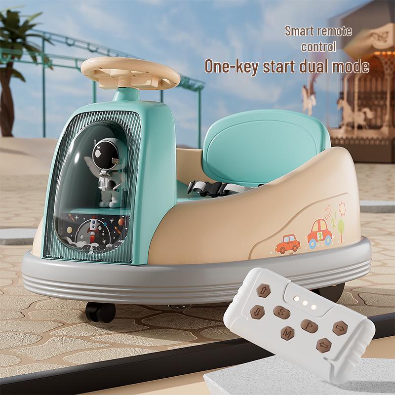 Children's Electric Bumper Car with Music & Lights – Ideal Birthday Gift for Ages 1-6