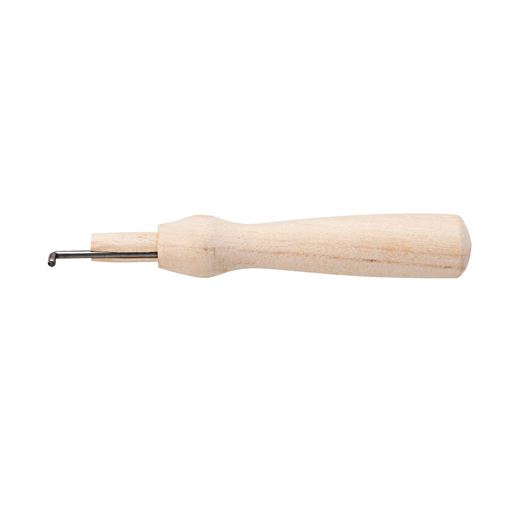 Useful Starter Tool Kit Foam Mat Wood Handle Sewing Tool Set Needle Felting Kit Wool Roving Felting