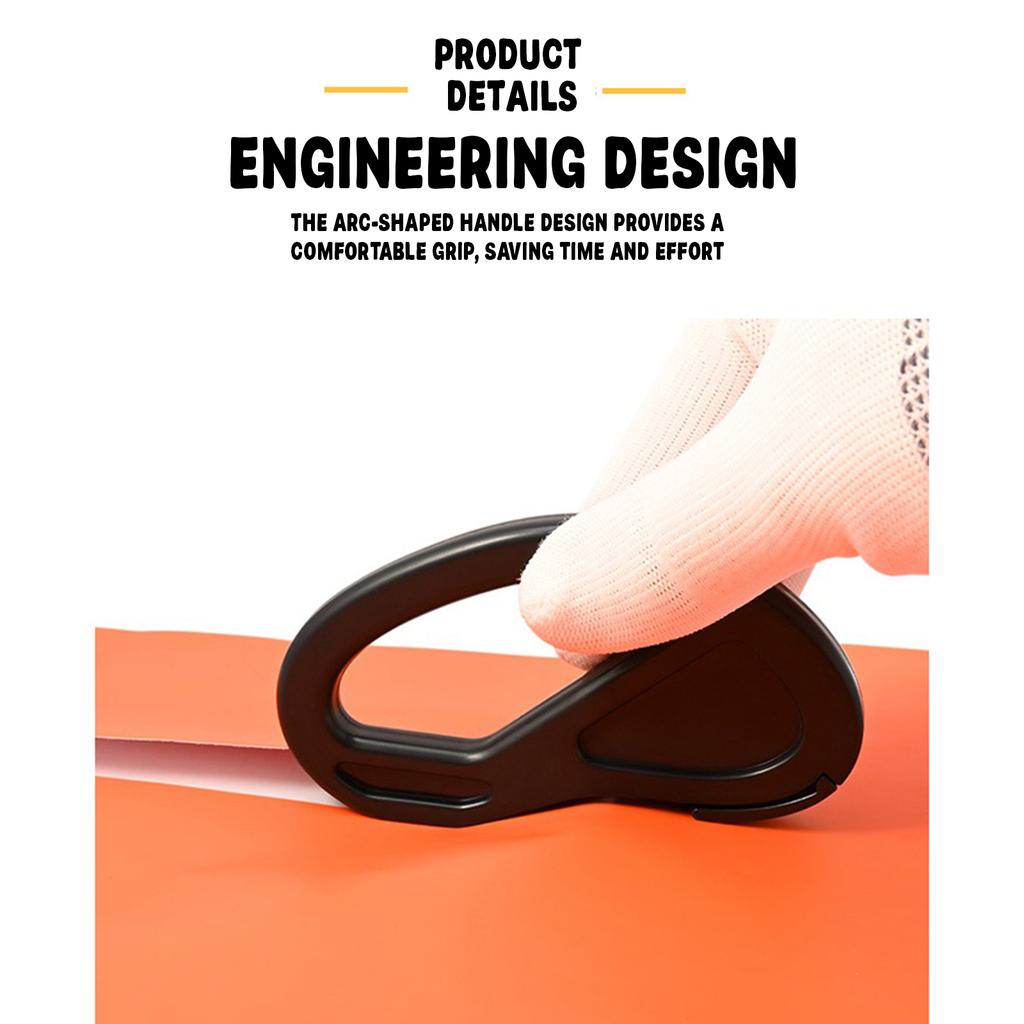 Ended Wrapping Paper Cutter, Sliding Gift Wrap Cutter For Wrapping, Paper Cutting Tool For Christmas, Holidays, And Birthdays