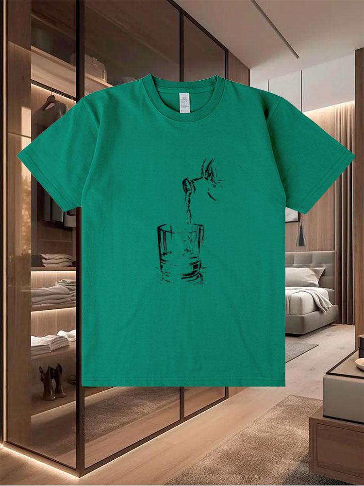 2025 Summer New 100% Pure Cotton T-Shirts for Men Leading the Trend In Men's Fashion