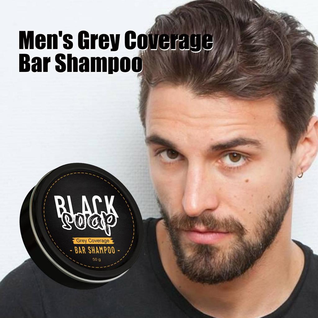 Polygonum Multiflorum Black Hair Soap Darkening Shampoo Bar Repair Gray White Color Dye Face Hair Body Shampoo Clear Follicular Debris