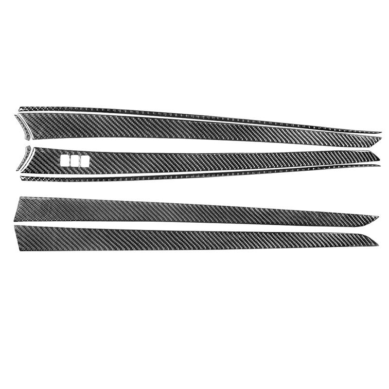 For Infiniti G37 SEDAN 2010-2013 Car Interior Carbon Fiber Protection Trim Sticker Left Hand Drive Styling