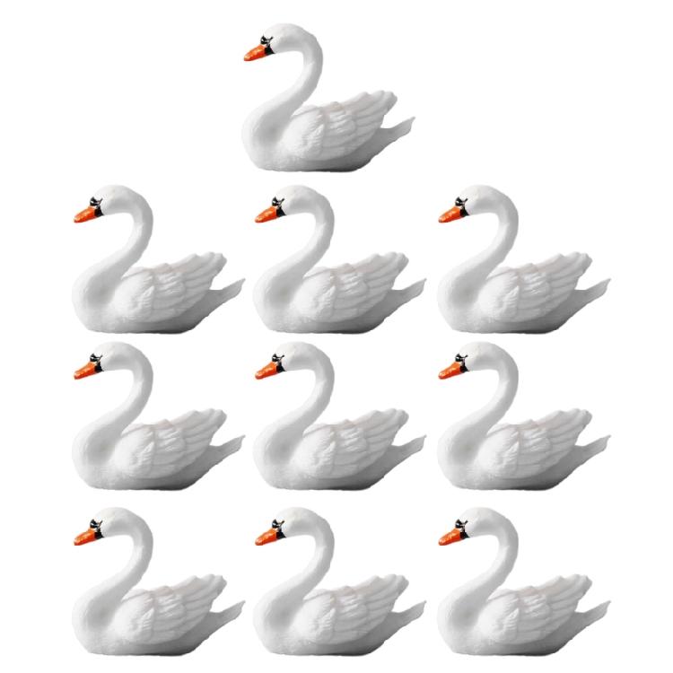 

Cartoon Duck Bird Miniature Figurines 10Pieces for Garden Accessories Plant Embellishments and Cake Toppers Decoration 1