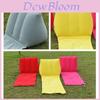Grand Coussin Triangle Gonflable en Velours PVC pour Plage/camping Gris/bleu/rose